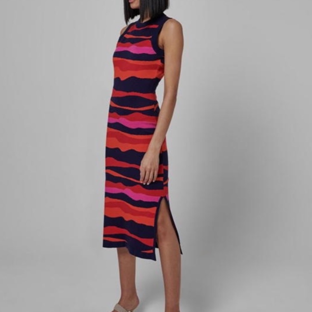 Never Fully Dressed Wave Knit Dress 6 NWT